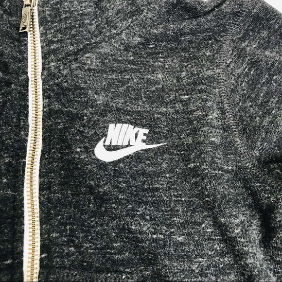 Kids Nike Zip Down Hoodie Size XS/4/5 Gray - Picture 4 of 9